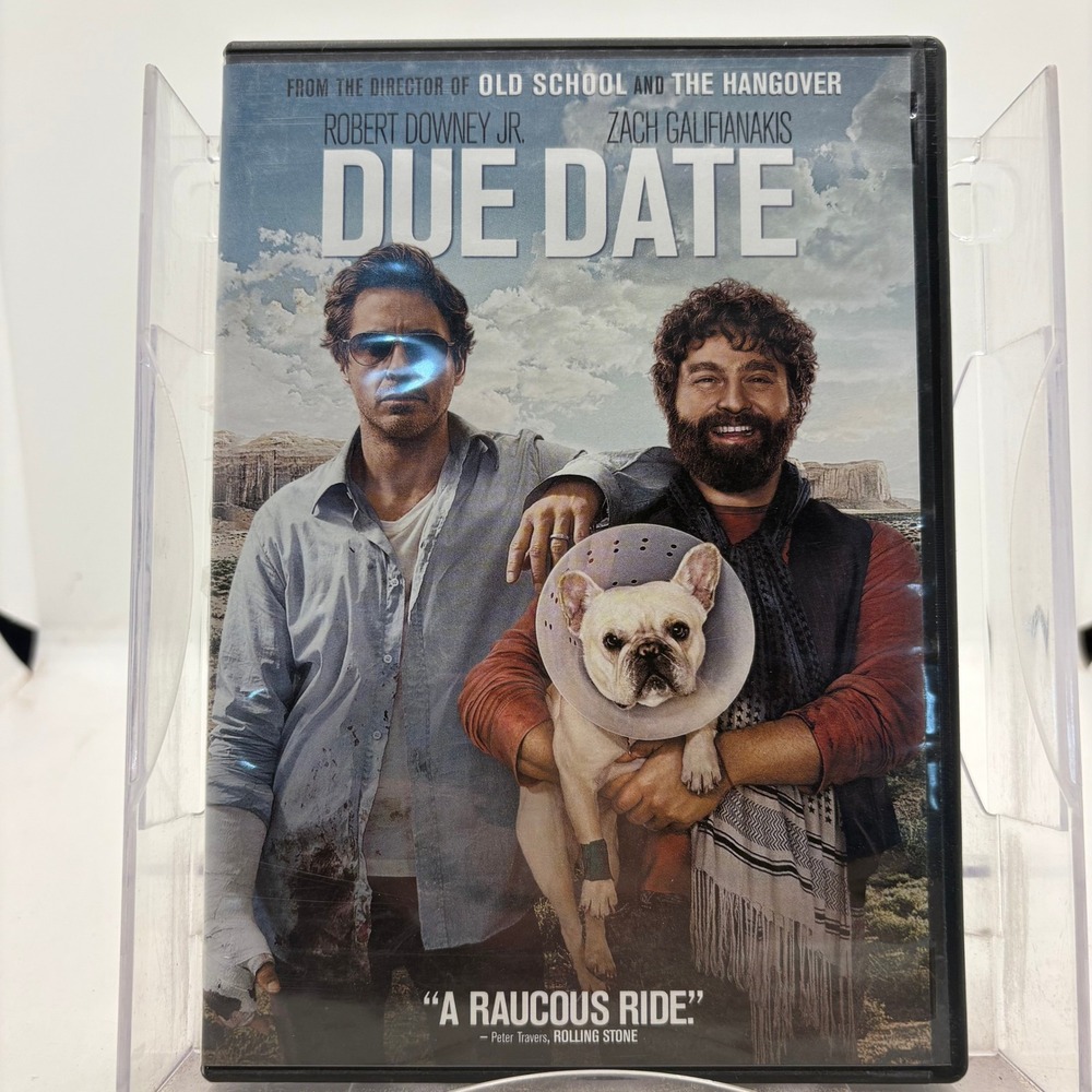 Due Date DVD‎ Robert Downey Jr Zach Galifianakis Comedy Movie Widescreen 2011